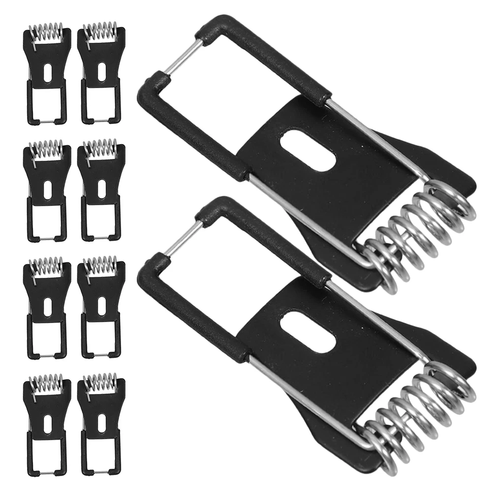 

10pcs Black Downlight Spring Bracket Ceiling Panel Clips Installation Lamps Mounting Recessed Lighting Springs Clips Led