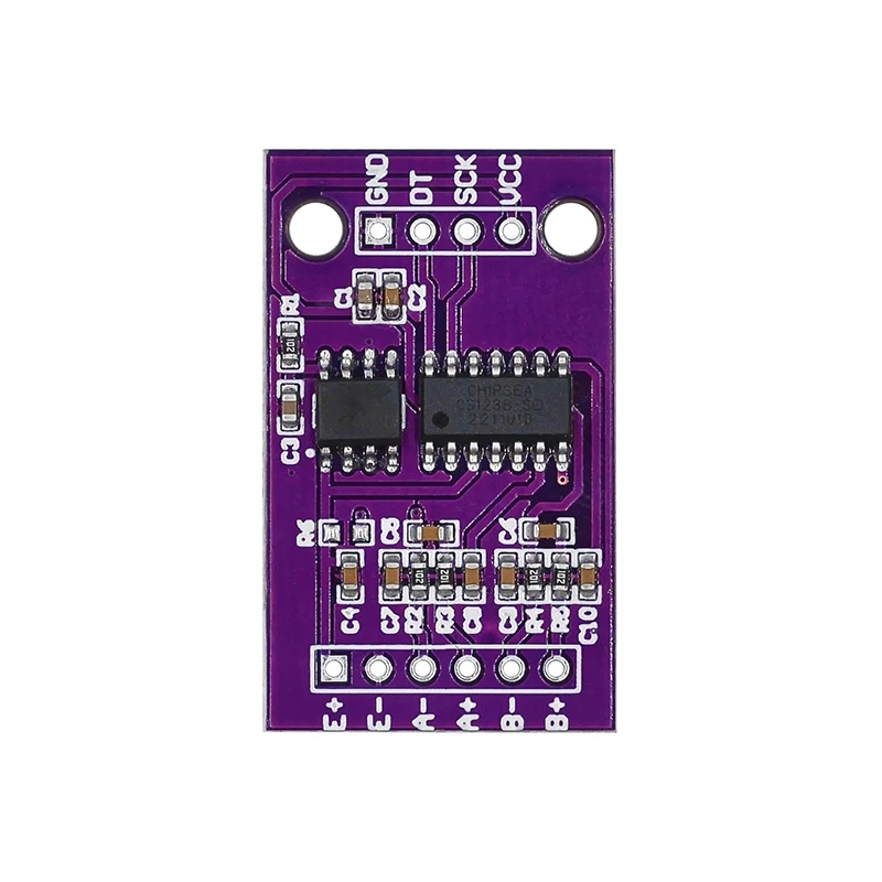 وحدة ADC CS1238 24 بت على متن TL431 رقاقة مرجعية خارجية استشعار الوزن ثنائي القناة #5