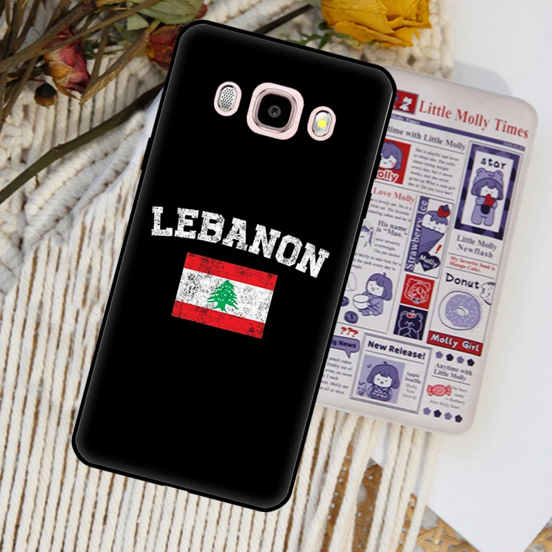 Lebanese Lebanon Flag Case Cover For Samsung A6 A7 A8 A9 J8 2018 A3 A5 J1 2016 J3 J5 J7 2017 J6 J4 Plus Case