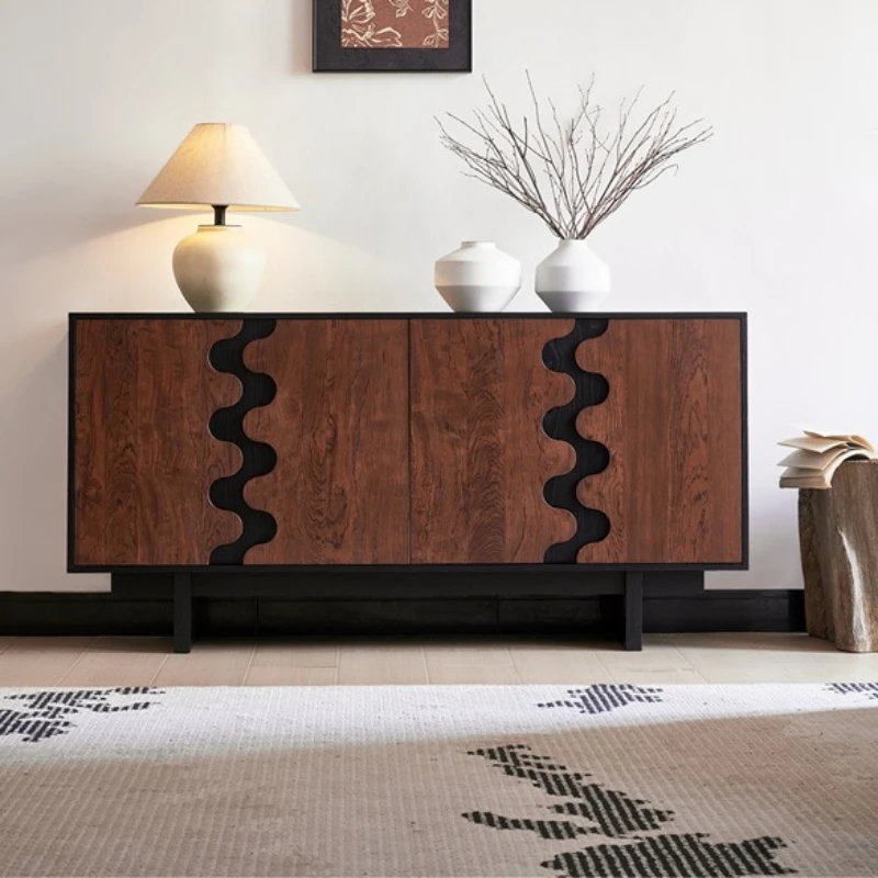 

Dazzling Storage Living Room Cabinet Retro Surprise Silent Design Living Room Cabinet Exquisite Home Furniture Lagerregal XY40GZ