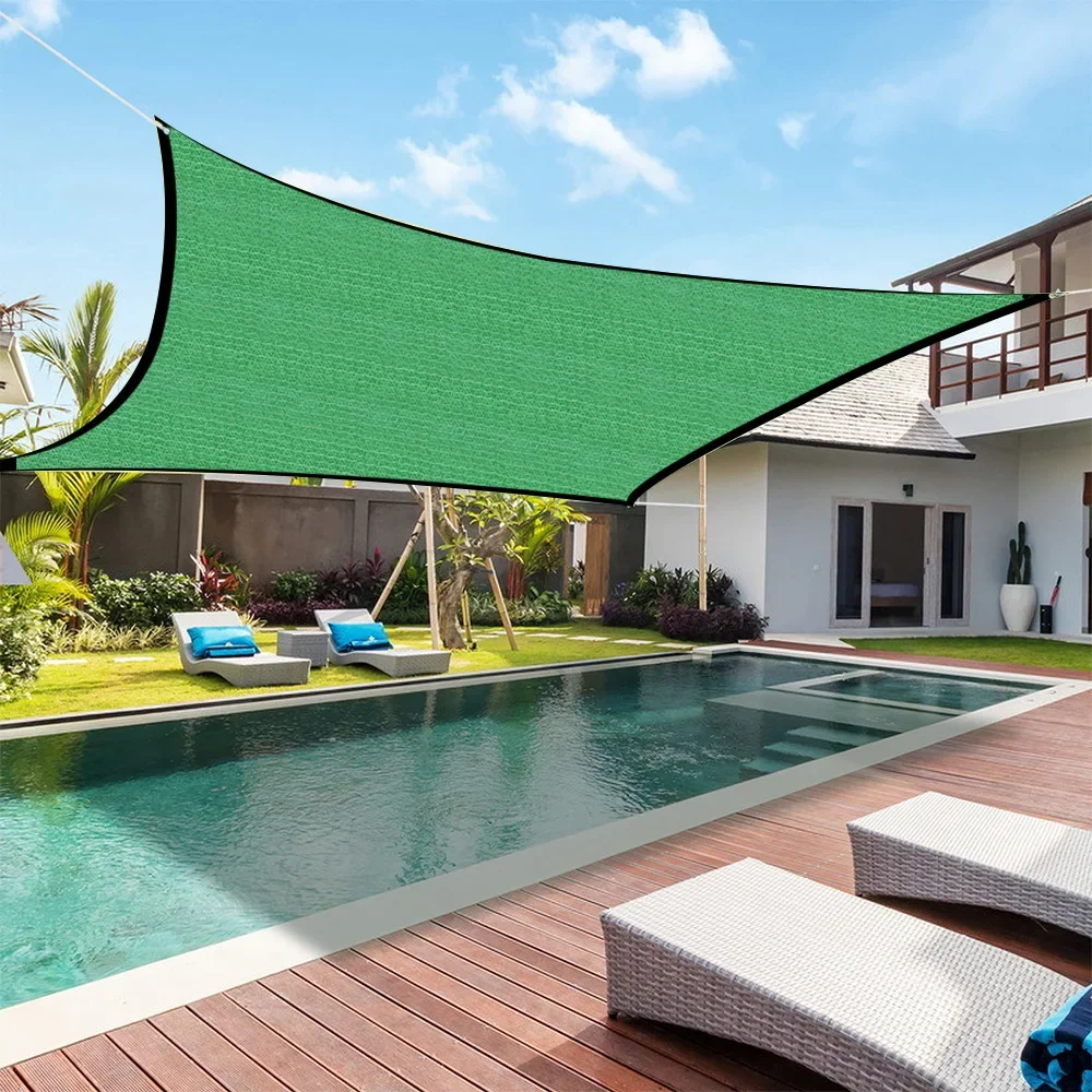 Awnings Sun Uv Protection Net Roof Shading Net Sunscreen Shelter Canopy Balcony Shade Netting Cloth Anti Uv Sunshade Mesh Cover