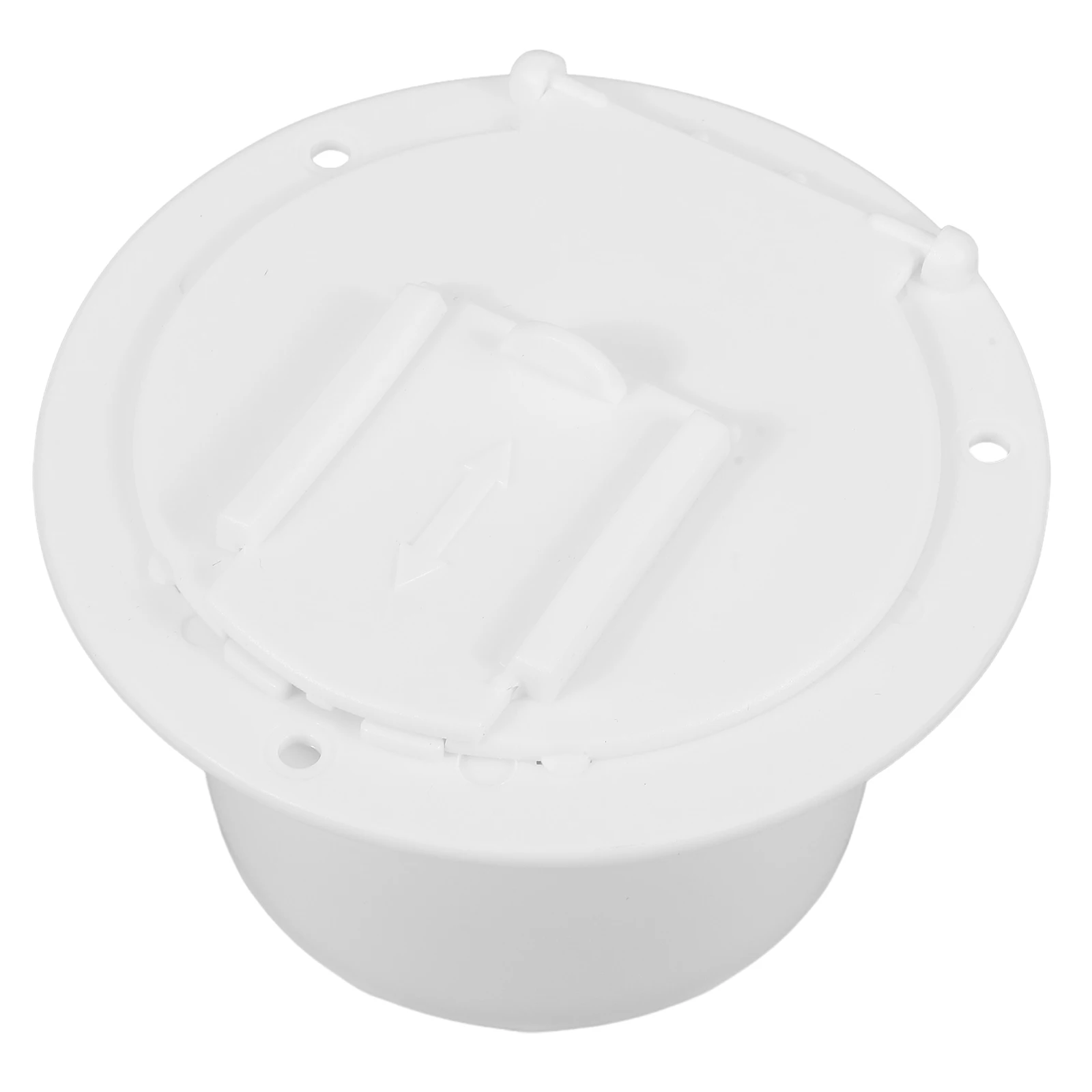 

Wire Organizer 3 Screws Easy Install Durable RV Cable Hatch Plastic Management Cover Spacesaving Waterproof Round Electrical