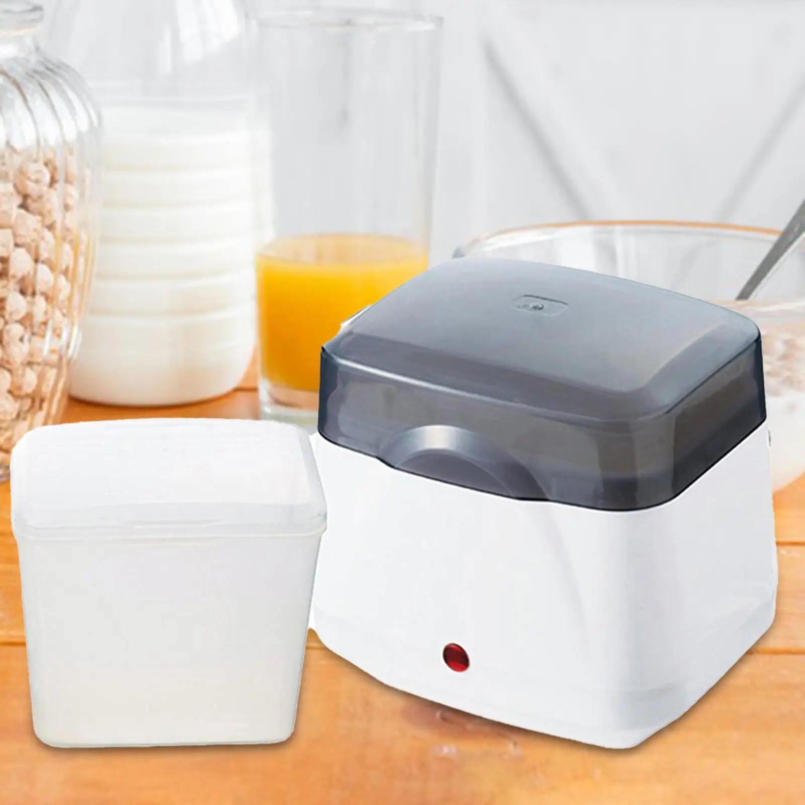 USB Powered Yogurt Maker Machine 700ml Mini Electric Homemade Yogurt Device for Kitchen Office Dorm Room Silent Low Noise Easy
