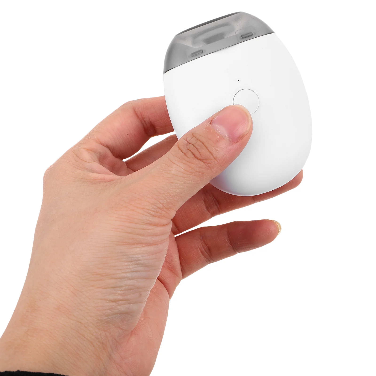 

Electric Nail Grinder Clipper White Plastic Toenail Trimmer USB Rechargeable Precision Home Salons Use