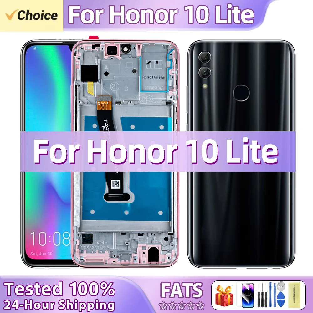 6.21 Inch For HUAWEI Honor 10 Lite LCD For Honor 10Lite HRY-AL00 HRY-LX1 LCD Display Touch Screen Digitizer Assembly Replacement