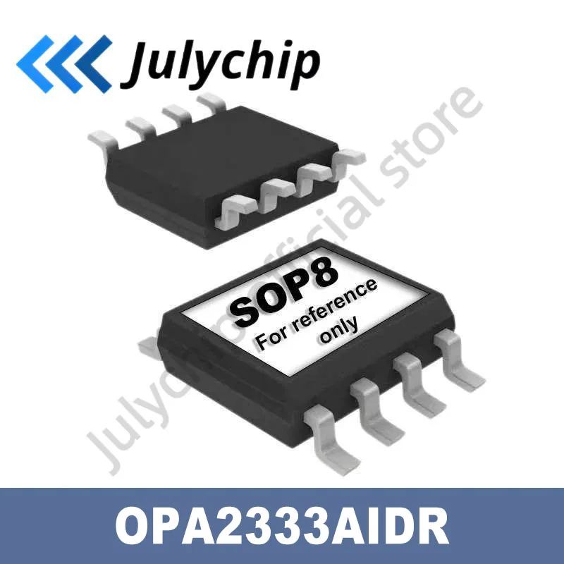 

OPA2333AIDR NEW ORIGINAL CMOS, Zero-Drift Amplifier 2 Circuit Rail-to-Rail 8-SOIC