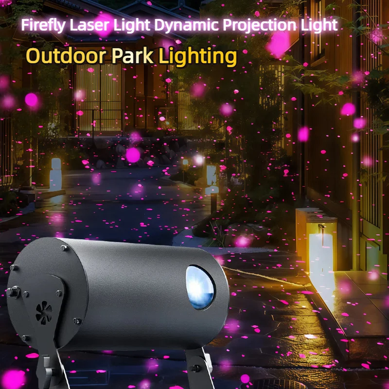 

Outdoor Firefly Laser Dynamic Projection Light Courtyard Decoration Atmosphere Lighting Park Waterproof Starry Sky LED Lamp 30W