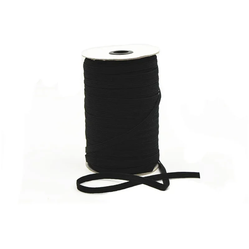 

1 рулон эластичных лент белого и черного цвета 3/5/8/10/12/мм полиэстеровые эластичные ленты для одежды, швейные аксессуары