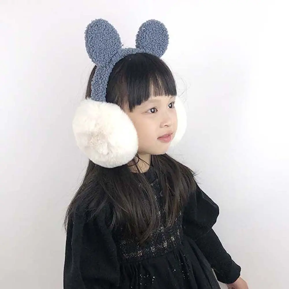 Soft Cute Winter Ear Lap Ear Warmer Ears Ear Wrap Plush Earflaps Kids Plush Earmuff Women Ear Cover