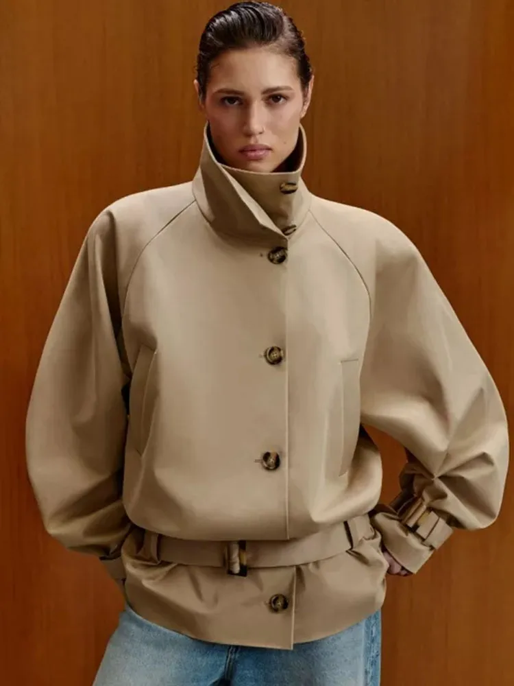 

BJTZ 2026 Spring Autumn Women Elegant Vintage Jacket Office Work Wear Casual Versatile Outerwear