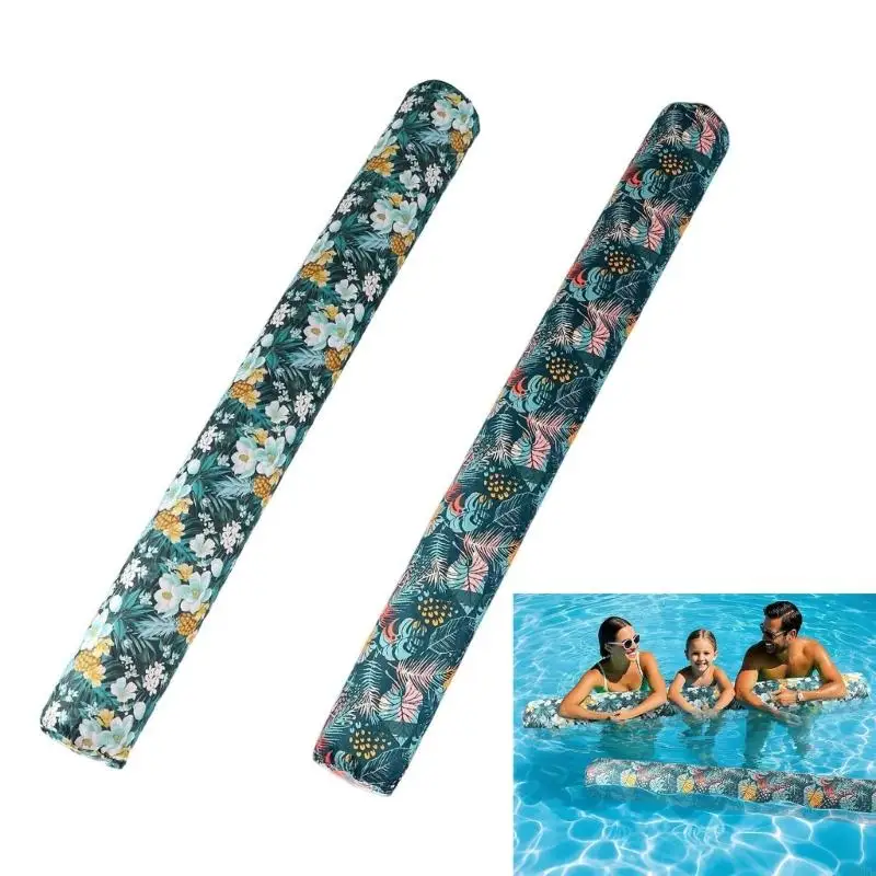 Inflatable Pool Noodles Fabric Covered Quick Drying Swimming Pool Floats