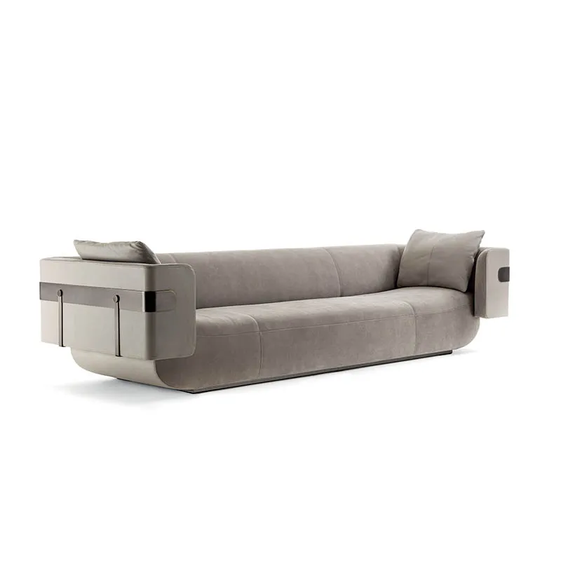 Living room furniture New Italian luxury style Modern segmented sofa Light luxury minimalist design Sofa set