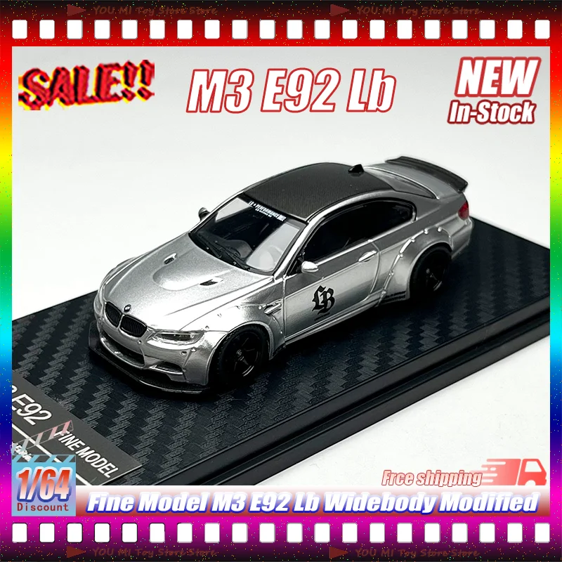 

Новая модель 1:64 в наличии: Коллекционная литая миниатюрная модель автомобиля BMW M3 E92 LB Widebody из сплава, лимитированная серия, индивидуальный дизайн, подарок