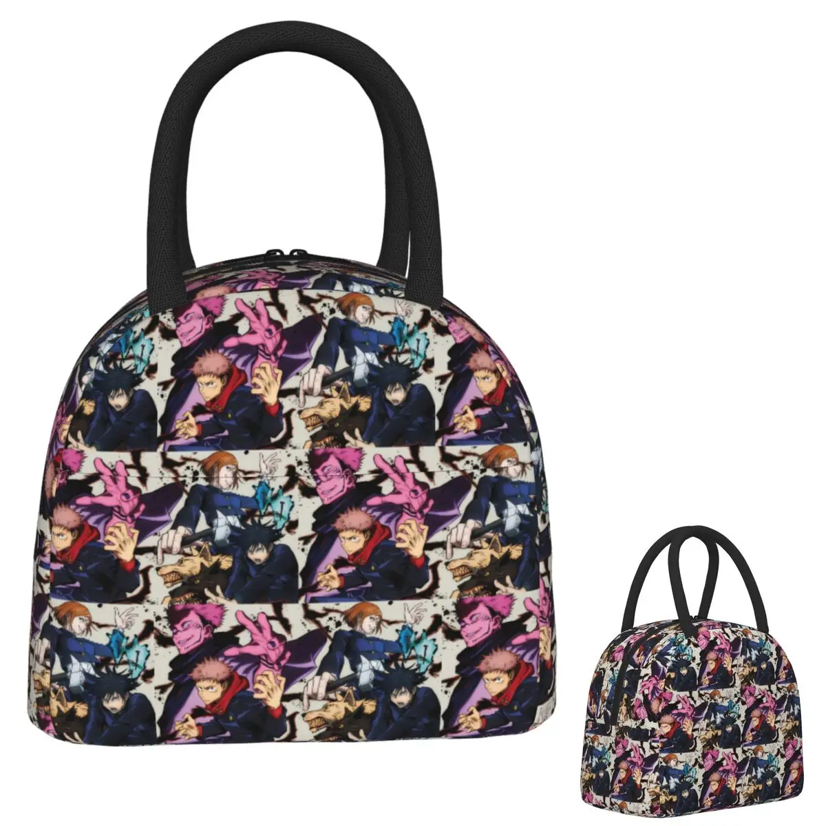 

Megumi Besto Friendo Jujutsu Kaisen Sukuna аниме сумки для обеда изолированная коробка для бенто сумка для обеда сумки для пикника сумка-холодильник для женщин +