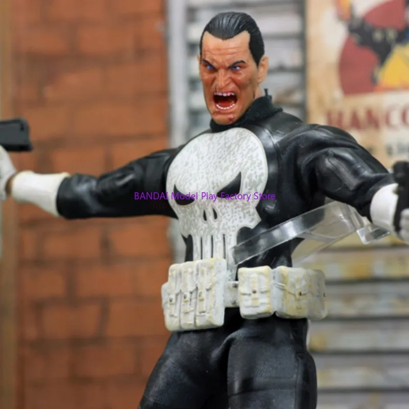 أعجوبة 1/12 Mezco النمل المعاقب Sdcc القماش المنقولة 6 بوصة الشكل دمية يدوية الصنع نموذج الأبيض العقوبة العم الجمجمة نحت اللعب