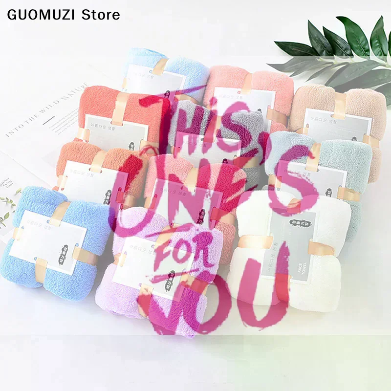 

【OD】1/5 шт. набор банных полотенец, супермягкое, высоко впитывающее, быстросохнущее коралловое бархатное банное полотенце для взрослых, для использования в отеле и спа