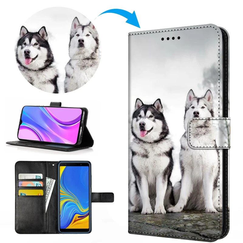 حافظة جلدية قابلة للطي ذاتية الصنع لهاتف IQOO Neo 10 Pro plus غطاء حماية للبطاقة لهاتف IQOO Neo10 Pro + محفظة صور شخصية مخصصة كابا