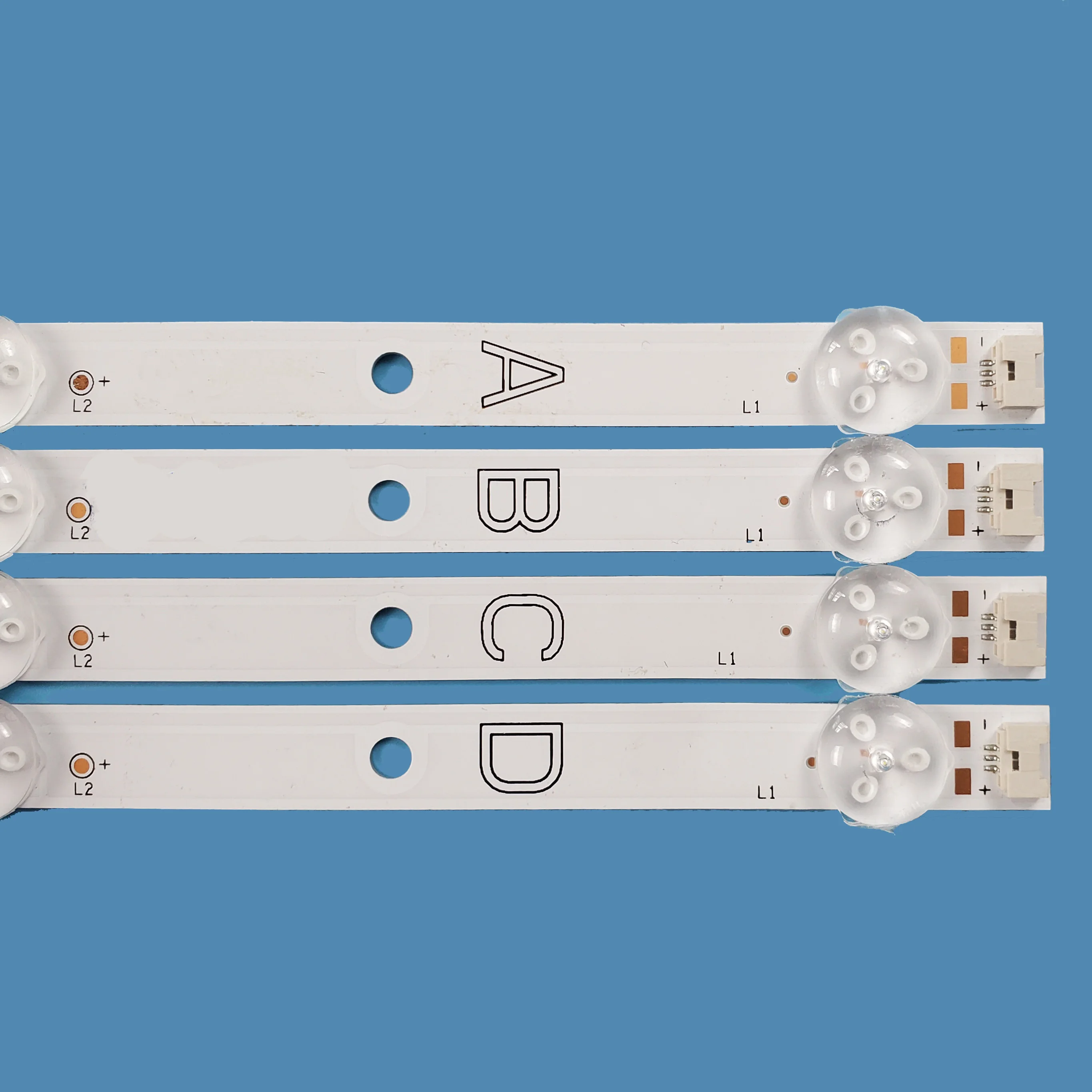 10 buah/set untuk lampu latar TV 65 inci Strip Led RF-CF650001BE30-0501 RF-CF650001AE30-0801A4For A4 TV TV lampu belakang untuk perbaikan