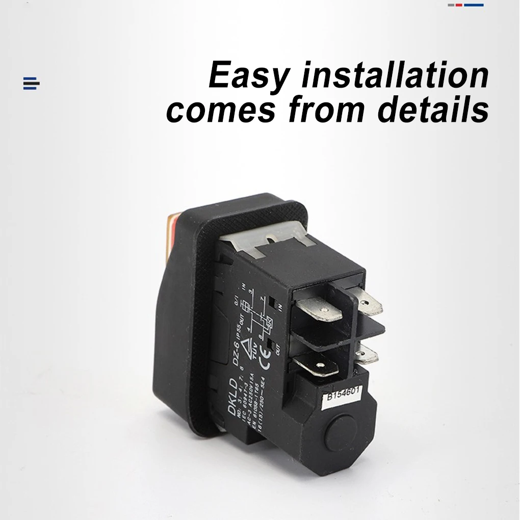 Push Button DKLD Waterproof Electromagnetic switch Stable Performance Long Using Safety Switches Home DKLD/DZ-6