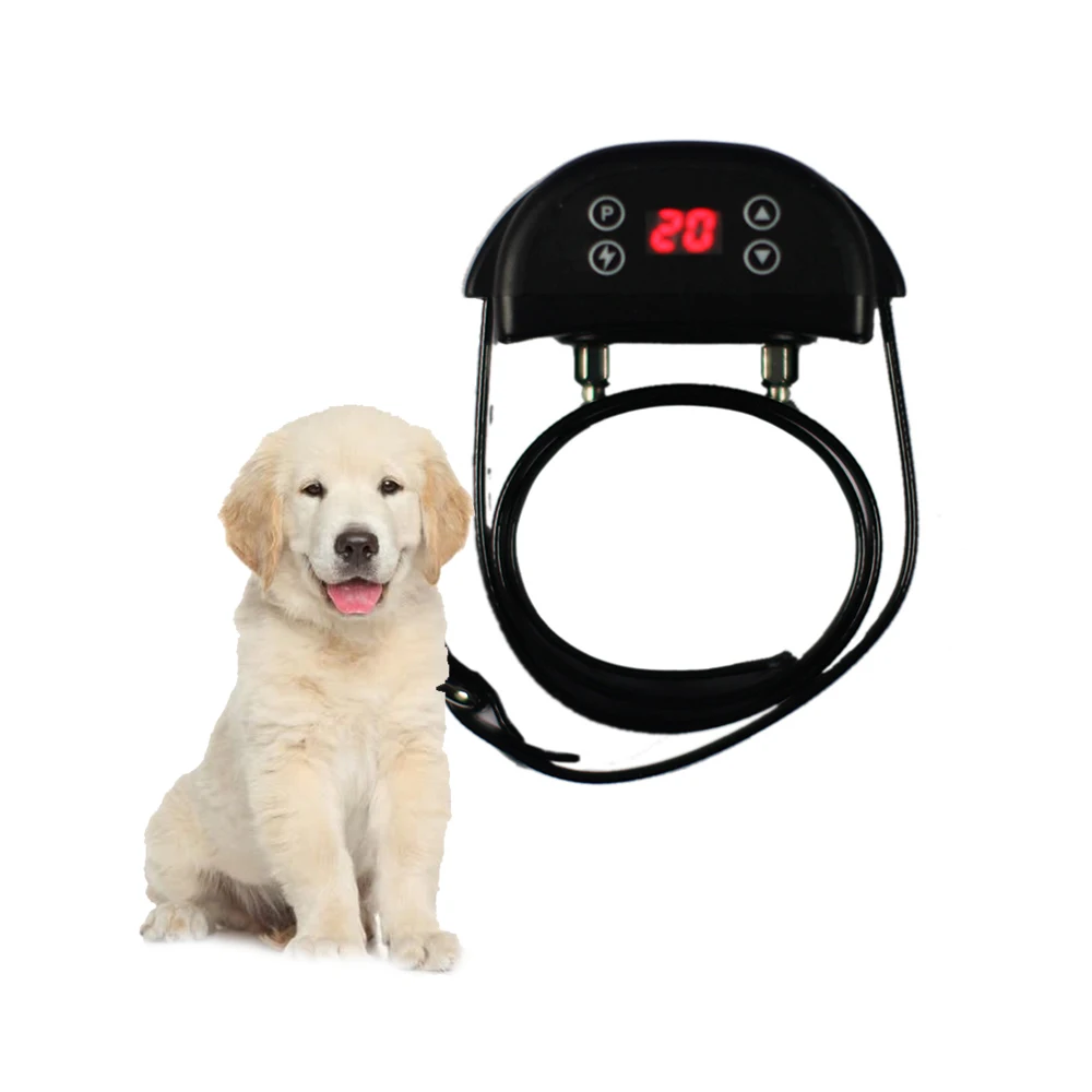 Electric Dog Fence System Rechargeable Dog Shock Large Pet Underground Outdoor Control Dog Fence Collar