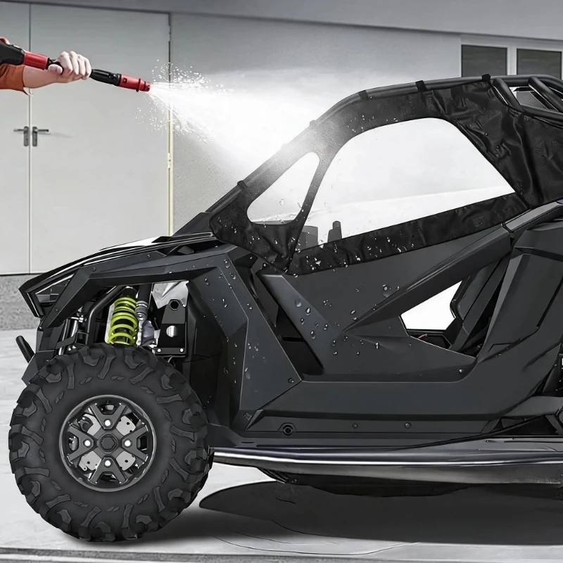 Coppia Cabine Cabina 57BA Per Aperture Cabina UTV Con Aree In PVC Trasparente-image