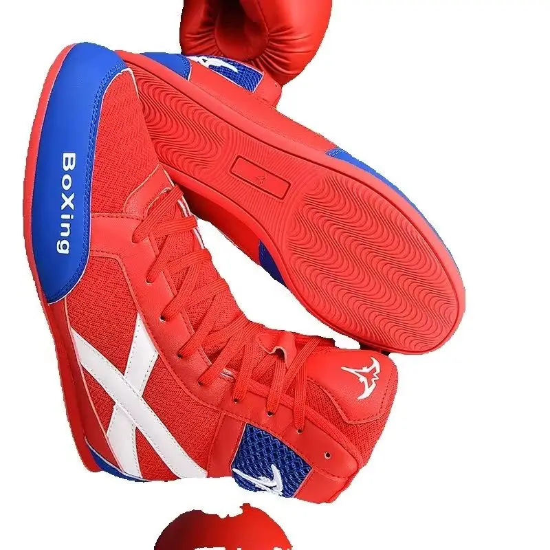 Classic Brand Comfortable Breath Wrestling Sneaker Professional Boxing Fighting Boot Unisex Top Quality Wearable Fighting Shoe