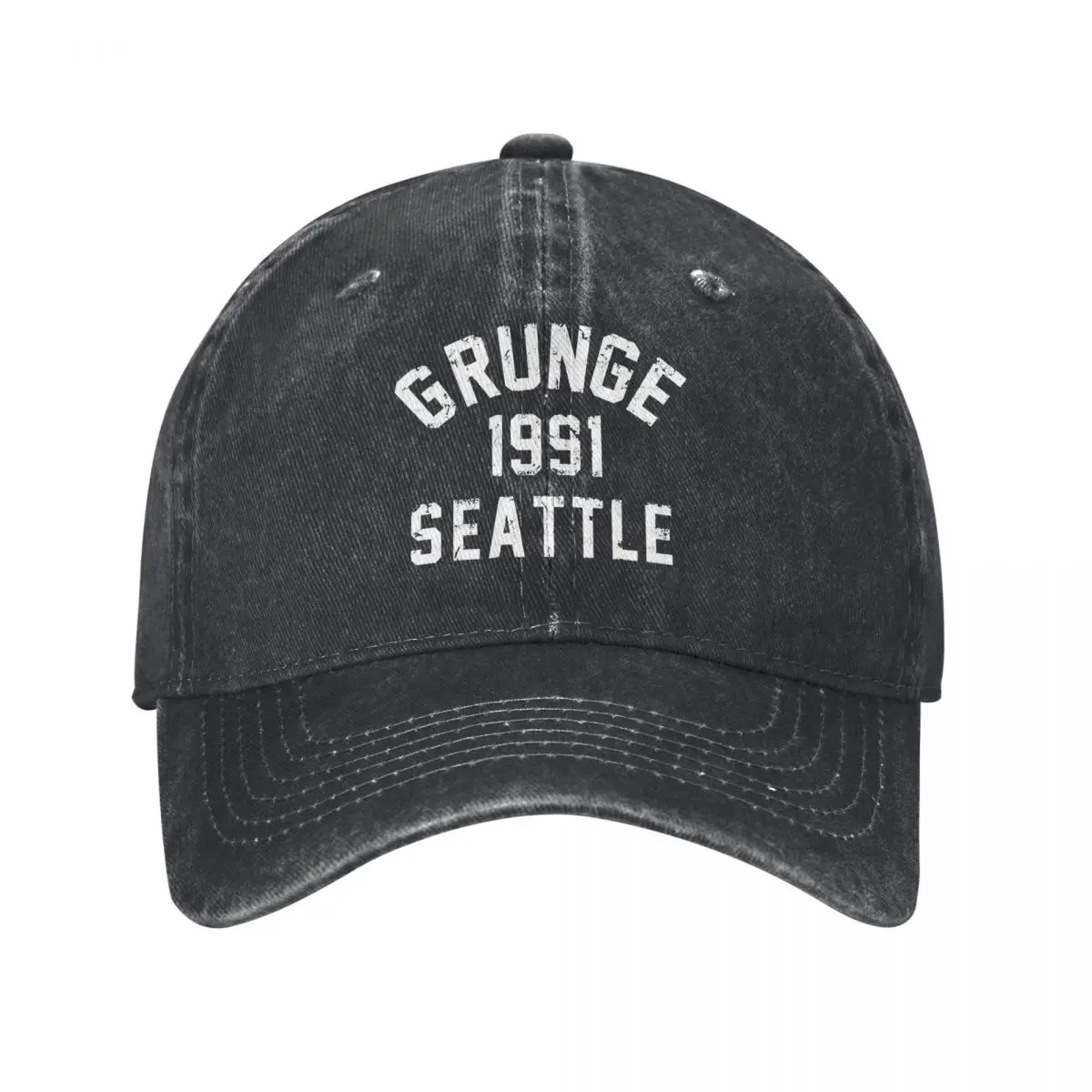 Grunge, Seattle, Musica rock, Rap anni '90 Cappello in denim Design traspirante Cappelli da uomo Berretto da baseball da donna