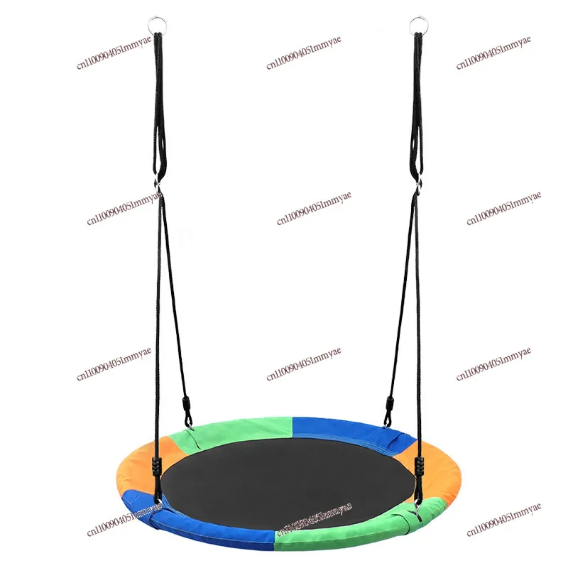 

Children's Hammock Outdoor Swing Hammock Amusement Multiplayer Swing Outdoor Courtyard Oxford Cloth Round Lanyard Swing
