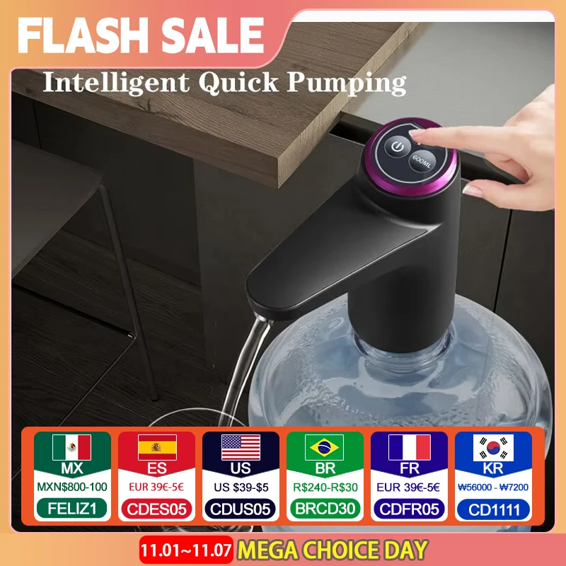 무선 전기 배럴 워터 펌프, 지능형 가압 정수, 자동 물 디펜서, 심플 배럴 타입 펌프