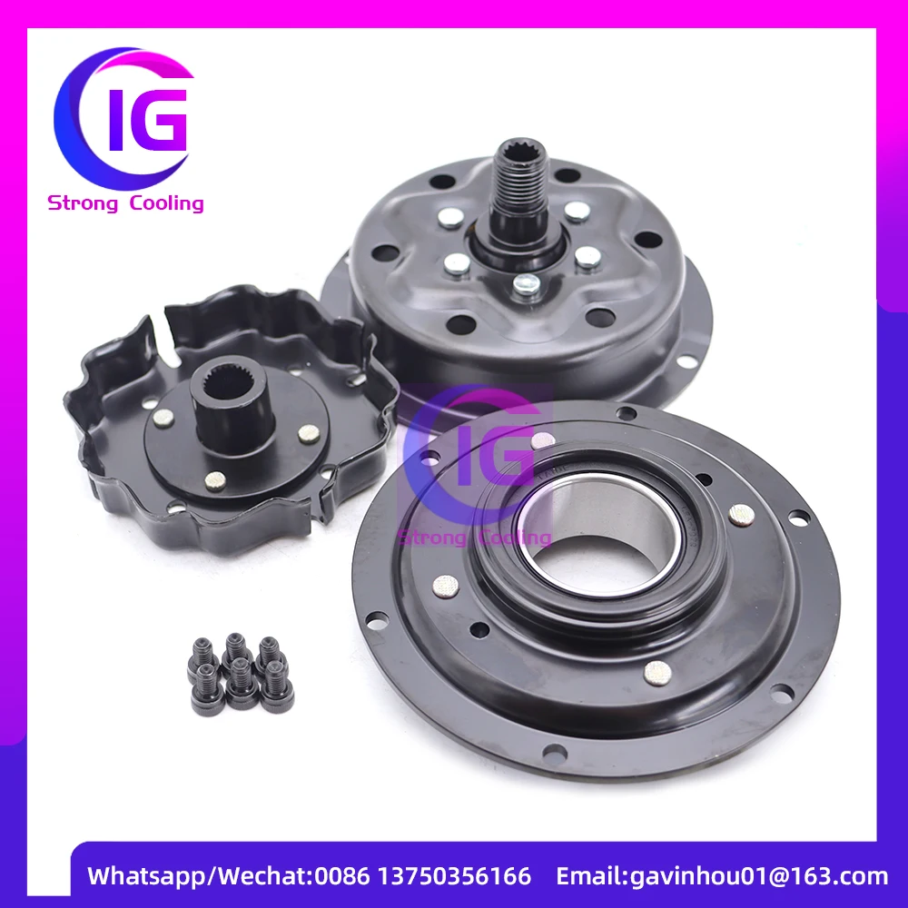 

7SEU16C Шкив сцепления компрессора переменного тока для 2002- Volkswagen Touareg Transporter Multivan 3D0820805E 3D0820805B 7H0820805B