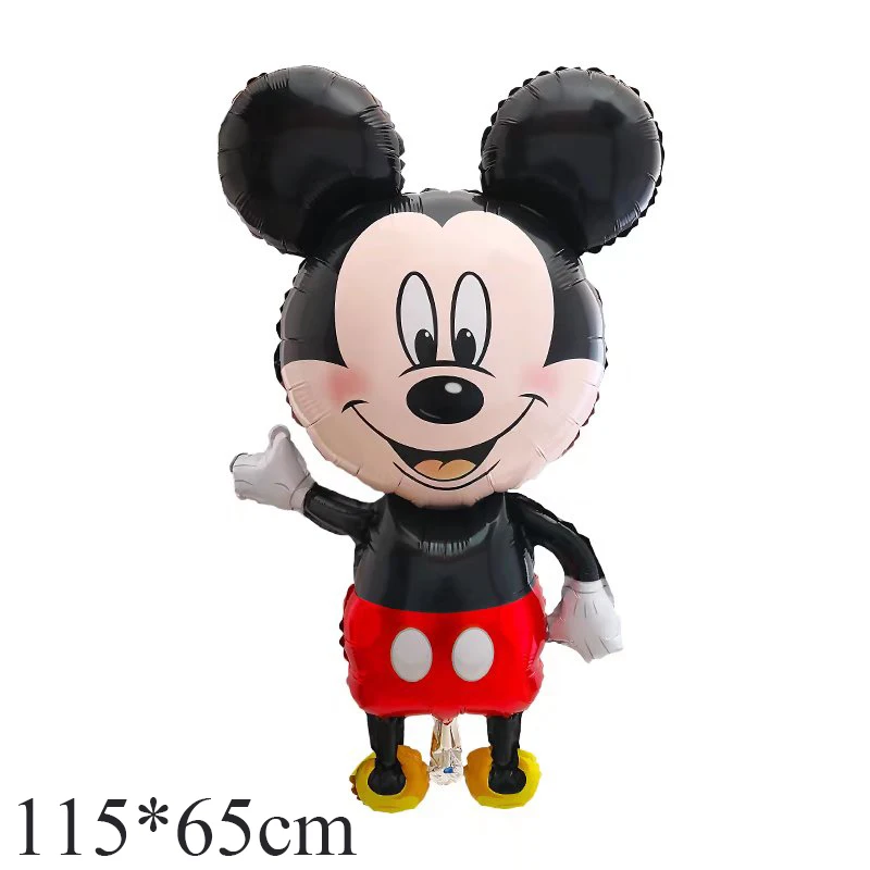 32pcs/Set Disney Mickey Mouse Foil Balloons Red Black Latex Balloons 32inch Number Balls Birthday Baby Shower Party Decoration