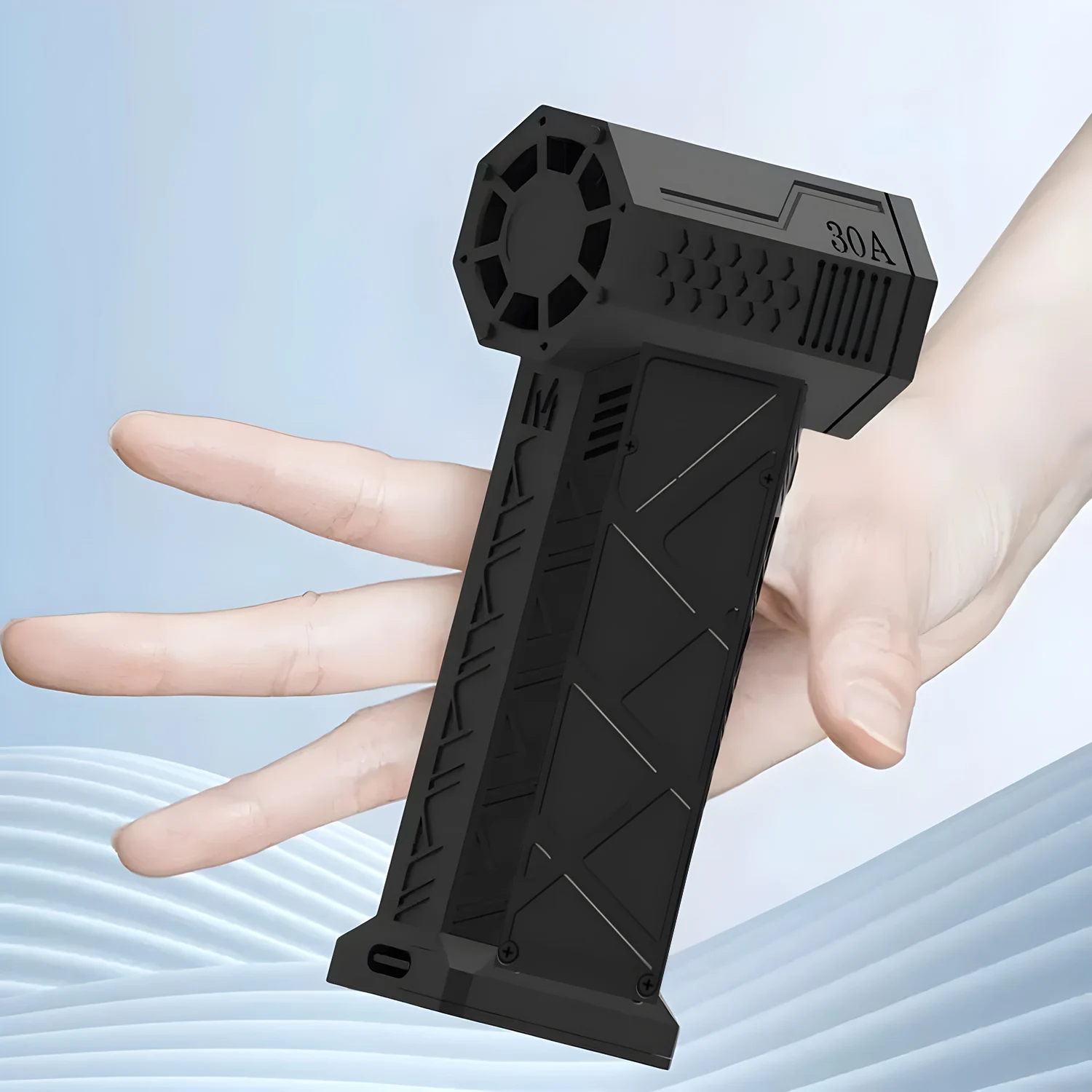 Upgraded Compressed Air Duster Turbo Electric Air Blower Rechargeable Cordless Air Blower for Keyboard Electric Devices Cleaning