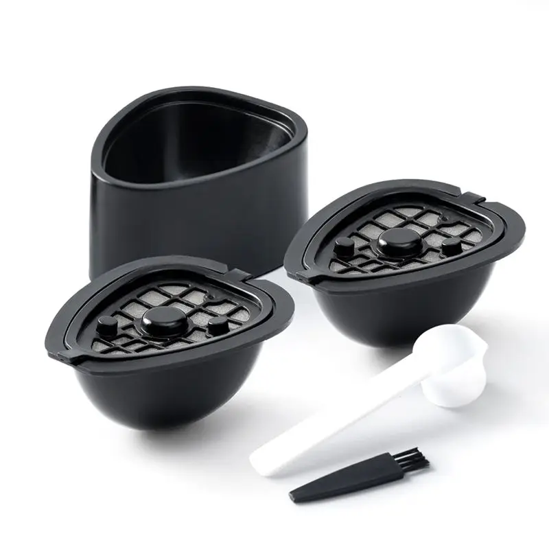 A7THK-Reusable Tea Coffee Capsule For Nestel ST9662.62 Coffee Maker Machine Refillable Filter Pods With Powder Holder
