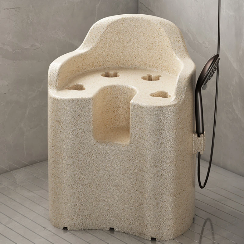 Elderly Bathing Seat EPP Bathroom Small Sofa Anti Slip Shower Chair Bathroom Furniture Sitting Stool Seat Bench