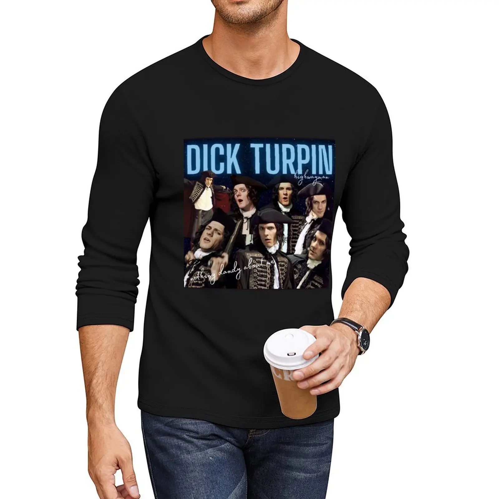 Dick Turpin - Horrible Histories Long T-Shirt graphics t shirt boys white t shirts Men's t-shirt