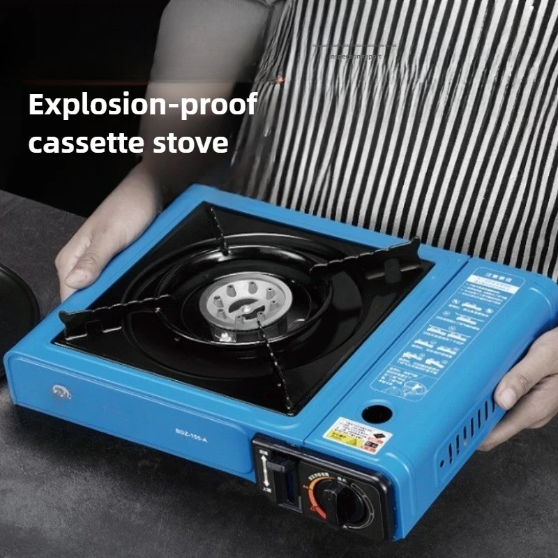 방폭형 가스 탱크 액화 가스 통합 카세트로 2900W 야외 휴대용 이중 목적 스토브는 100분 동안 연소 가능