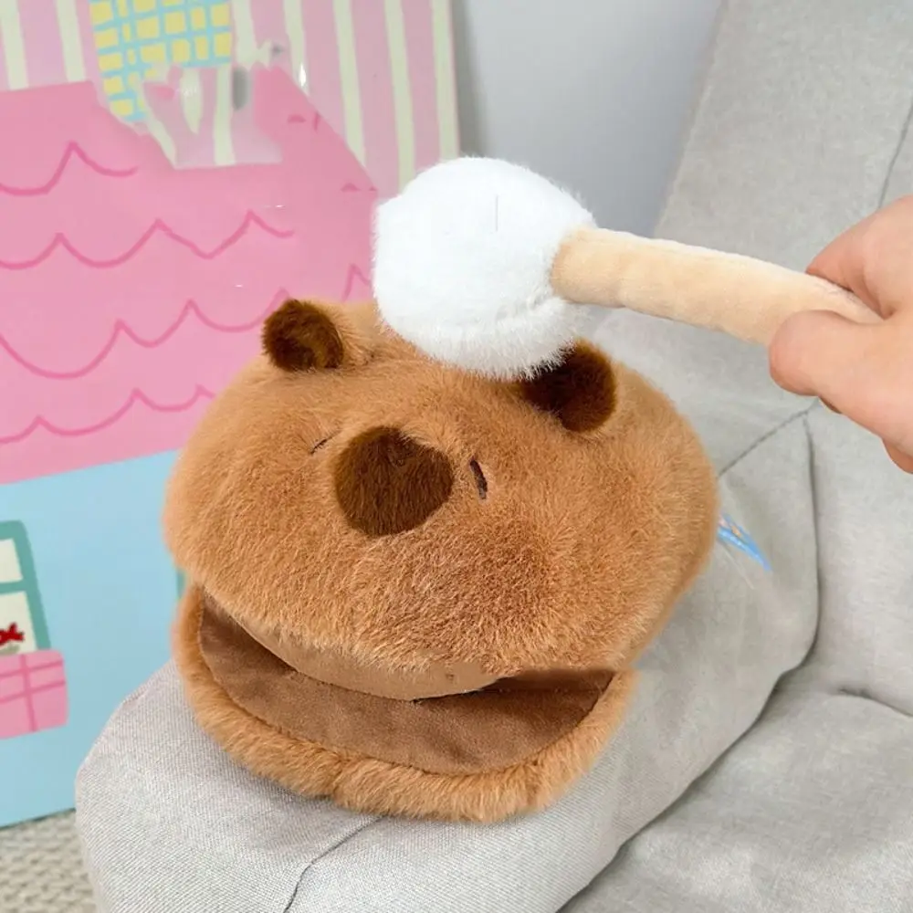 

Dumb and Cute Wooden Fish Capybara Wooden Fish Stuffed Animals Mother Child Capybara Cartoon Cute Capybara Stuffed Gift