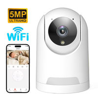 iCSee 5MP WiFi PTZ Camera Baby Monitor Humanoid Detection Smart IP Cam Auto Tracking Night Vision Two Way Audio Babysitter