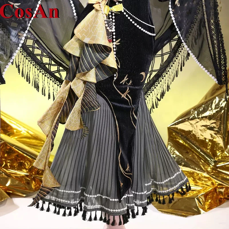 CosAn Game Honkai: Star Rail Trailblazer Stelle Cosplay Costume Gorgeous Elegant Cheongsam Activity Party Role Play Clothing