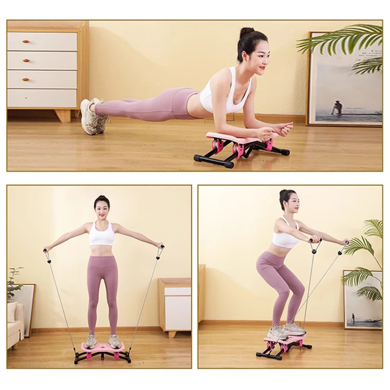 Fitness sliding board, sliding mat, household leg slimming ski machine, speed skating training women's exercise equipment