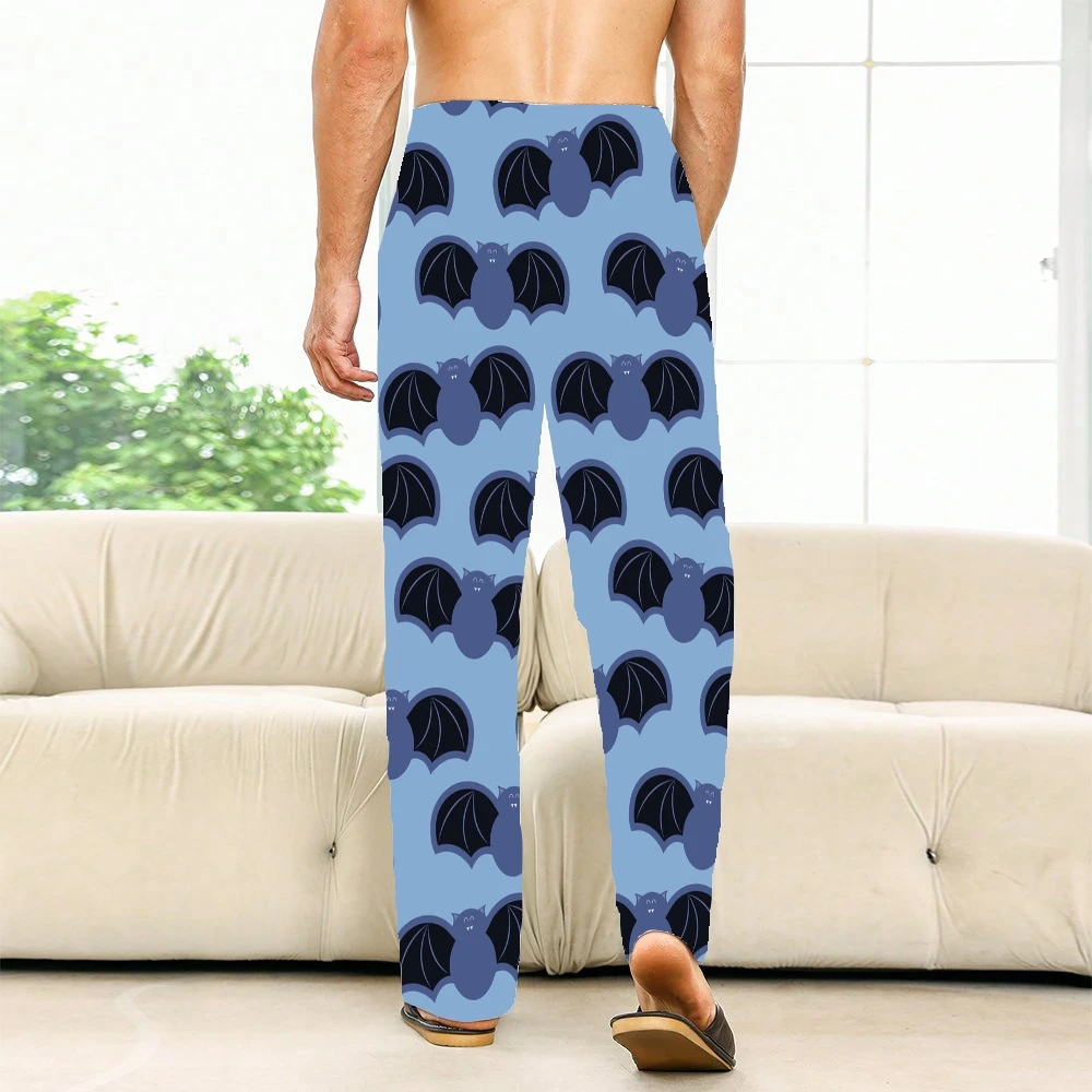 Bats Pattern Pajama Pants Mens Womens Lounge Pants Super Soft Unisex Sleep Pajama Bottoms with Pockets Drawstring