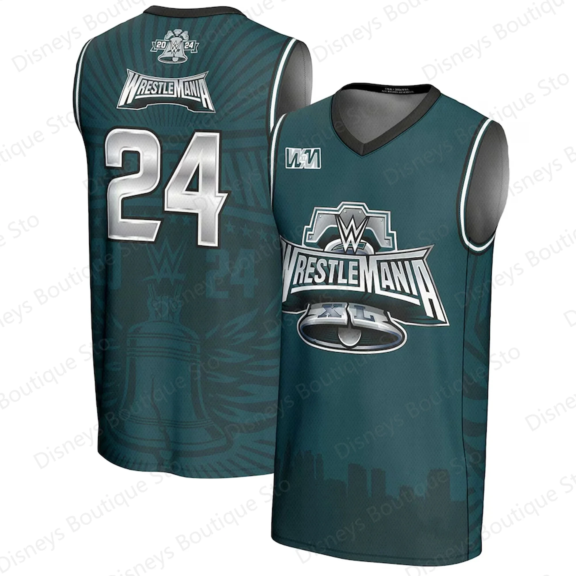 raining Uniform For 2024 New Arriavl Summer T-Shirt Vintage Prosphere Wrestlemania 40 Vest Baseball Jersey Fan Special Shirt