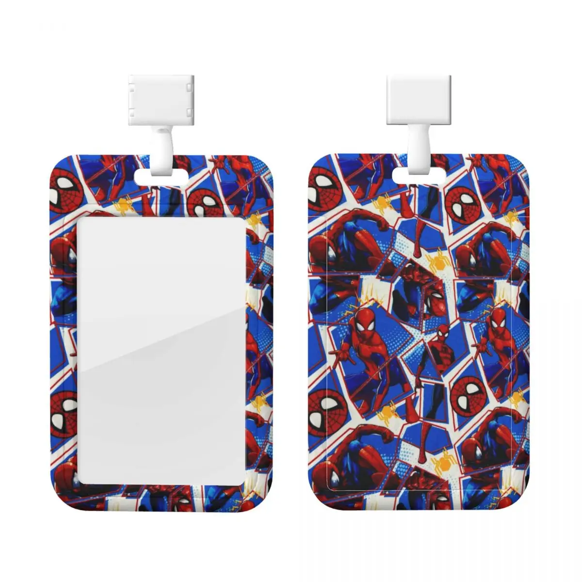 

Custom Spider Man Lanyard ID Protector Badge Card Unisex Superhero Student Campus Lanyard Cards Holder Credentials Accessories