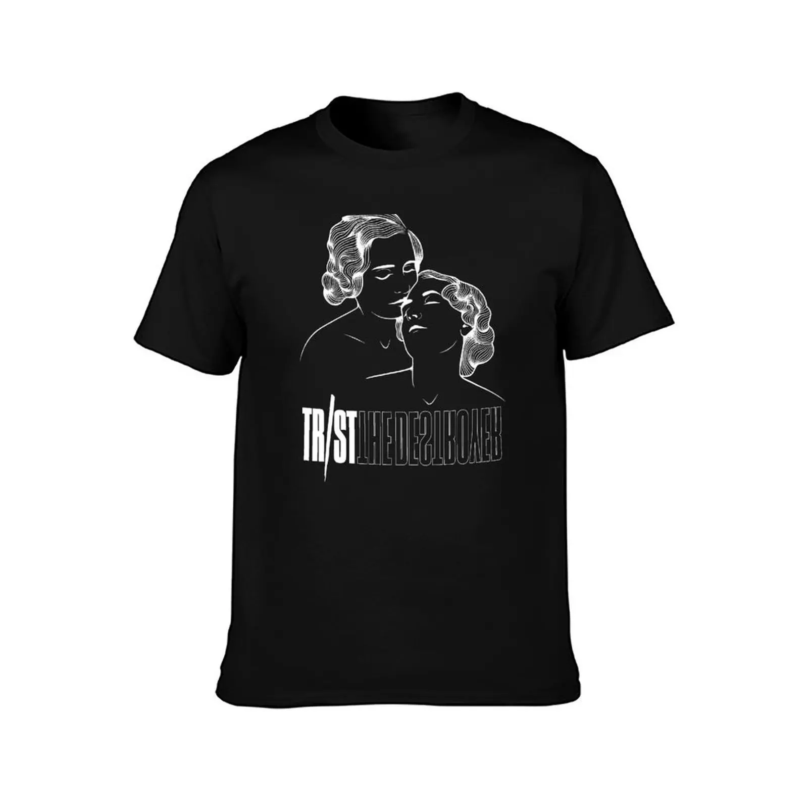 The Destroyer T-Shirt, Summer Casual Cotton Tee, Oversized Streetwear Tops, Vintage Graphic Print, Loose Fit Short Sleeve