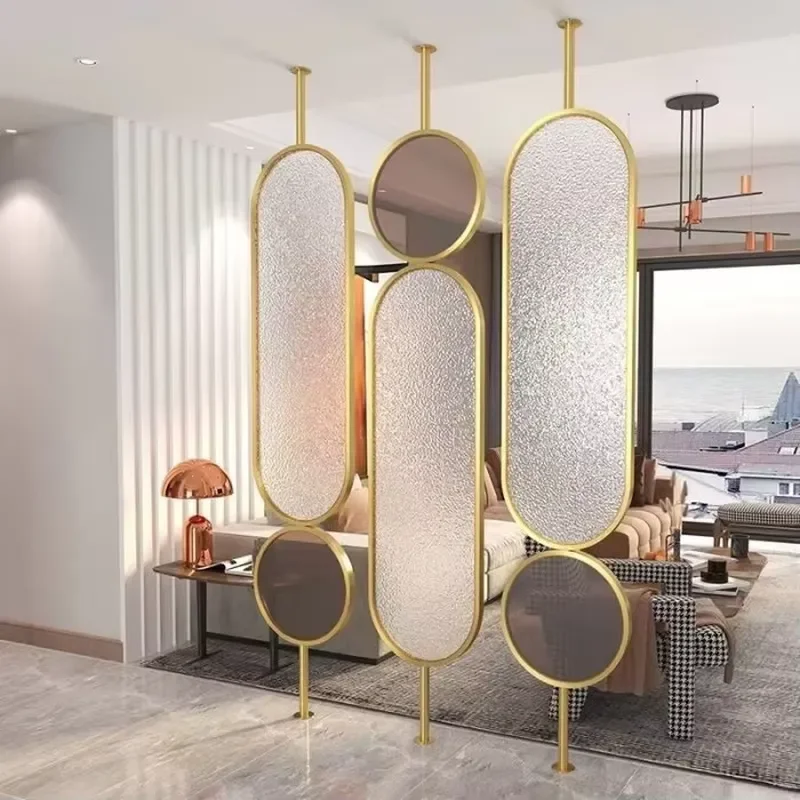 Stainless Steel Translucent Art Deco Wedding Partition Wall Hotel Lobby Decorative Screen Metal Cut Restaurant Room