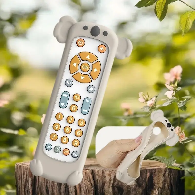 

1 шт. сенсорный пульт дистанционного управления для детей, детская музыкальная игрушка для детей 1, 2, 3 лет, имитация телевизора, игрушки с музыкой и светом