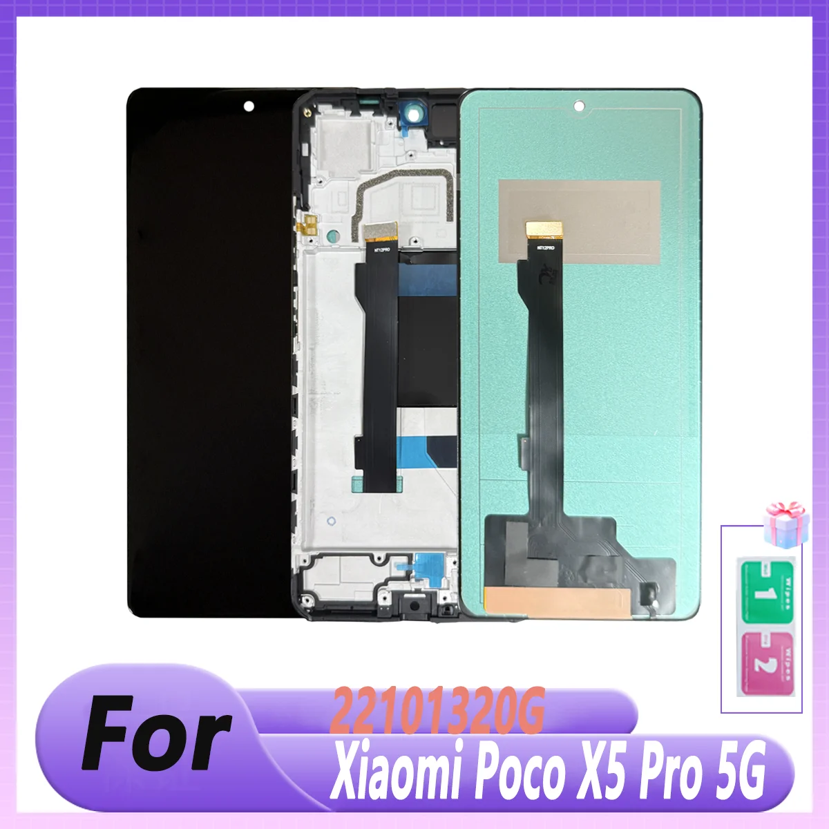 pop-super-667-per-xiaomi-poco-x5-pro-5g-lcd-touch-screen-digitizer-assemblea-dello-schermo-digitizer-per-22101320g-lcd-di-ricambio
