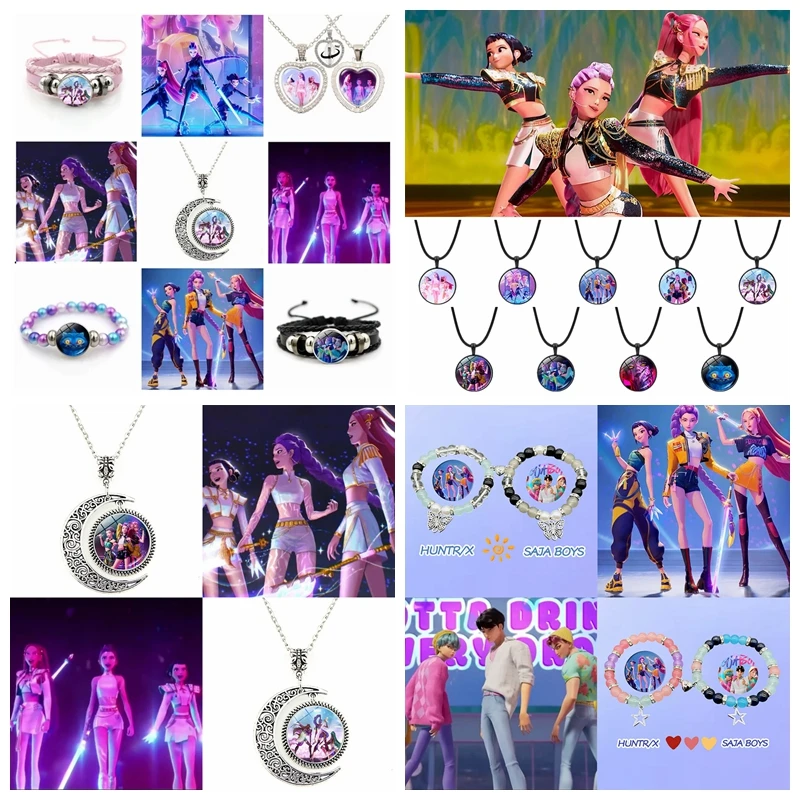 Kpop Demon Hunter браслет для девочек браслет из бисера ювелирные изделия аксессуары для снаряжения Rumi Zoey Mira браслет для любителей фанатов товары подарки