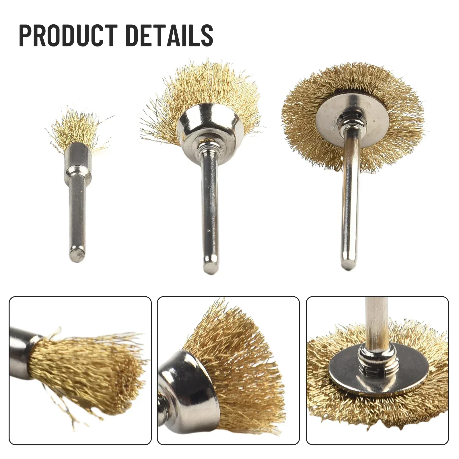 Nobby-juego de ruedas de cepillos de alambre de cobre, removedor de pintura de óxido, rotativo moderno, accesorios de alta calidad, nuevo, gran oferta