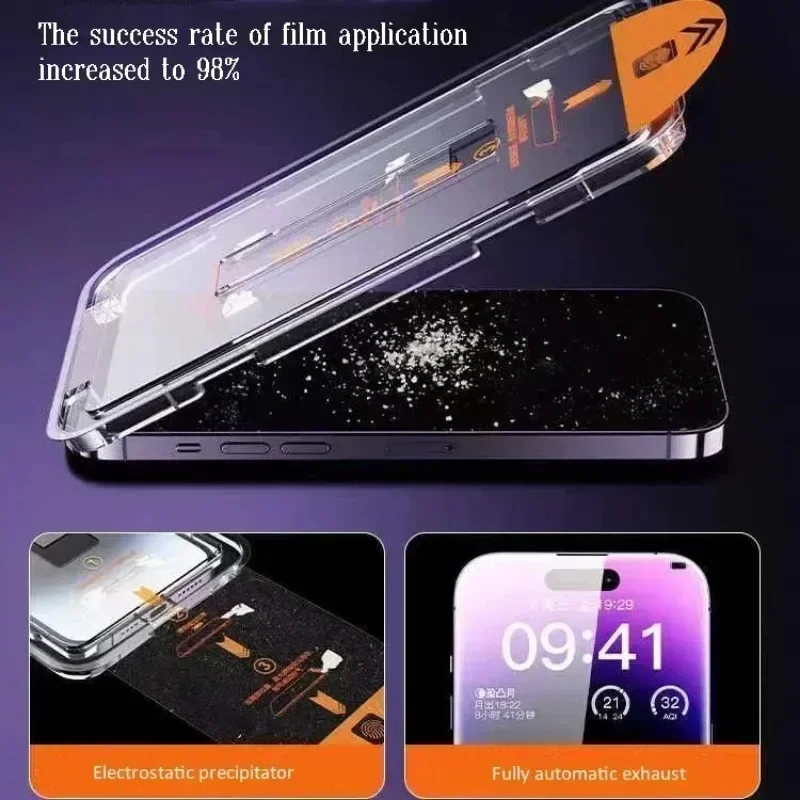 

5PCS Transparent Tempered Glass Film for Redmi A5 4G A1 A2 Plus A3x A4 K50i 5G Screen Protector Add Install Dust Removal Kit